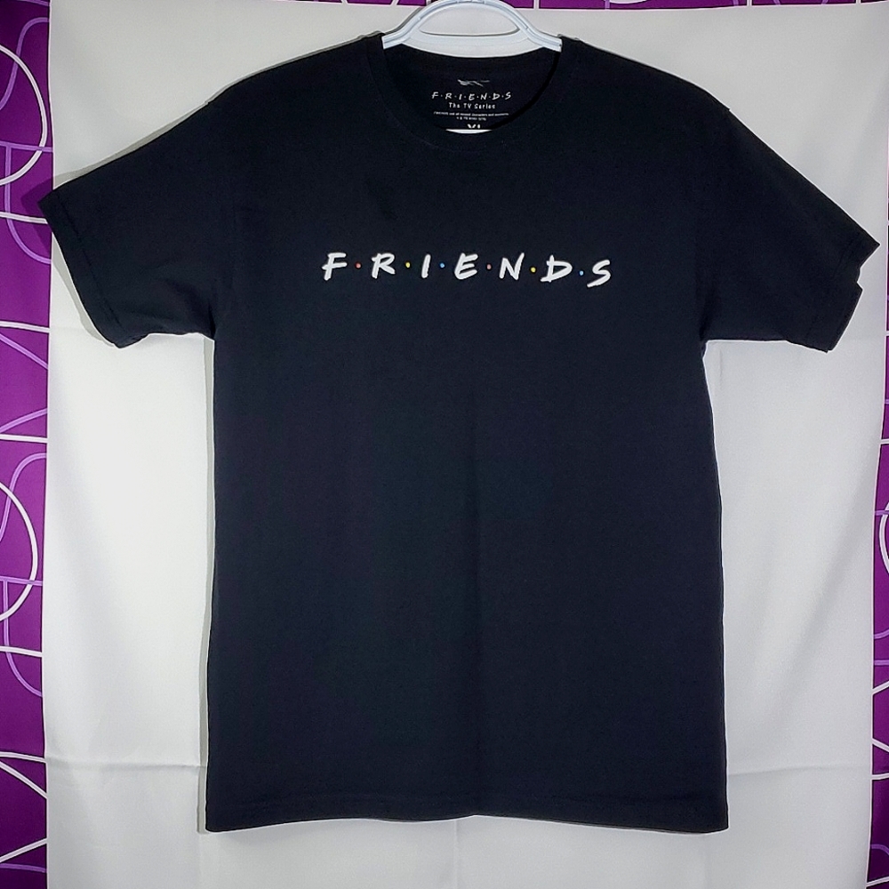 F.R.I.E.N.D.S The TV Series Kids X-Large Black Licensed 100% Cotton T-Shirt